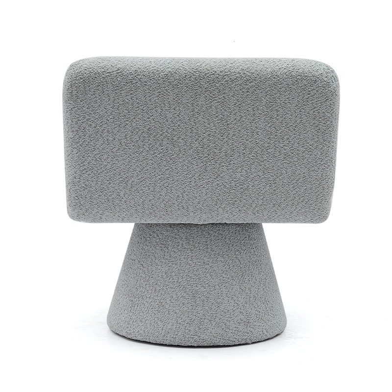 Kerusi Aksen Kerusi Aksen Berlapis Kelabu Moden Kerusi Sofa Tunggal Ruang Tamu(GY-642)