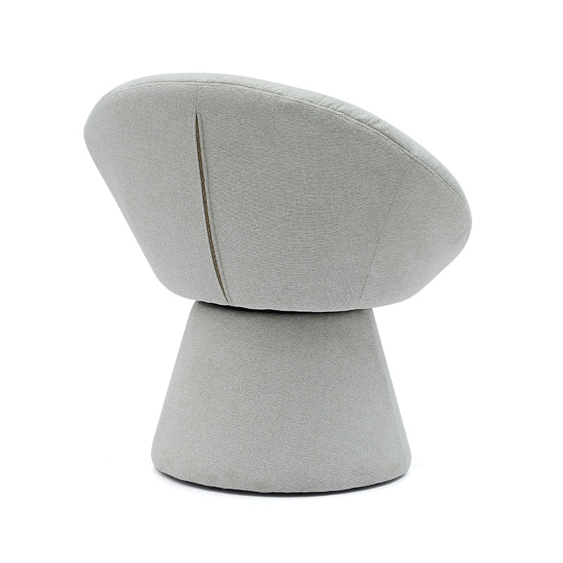 Kerusi Makan Berputar Itali Bergaya Ringkas Kerusi Berlengan Asas Bulat Kerusi Santai untuk Hotel Ruang Tamu(GY-644)