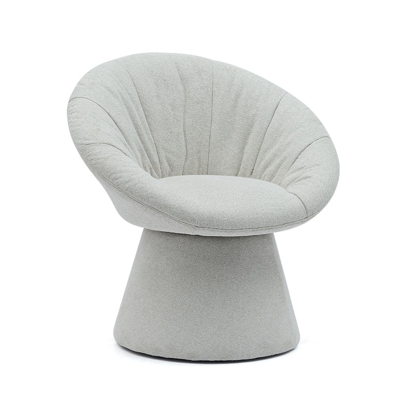 Kerusi Makan Berputar Itali Bergaya Ringkas Kerusi Berlengan Asas Bulat Kerusi Santai untuk Hotel Ruang Tamu(GY-644)