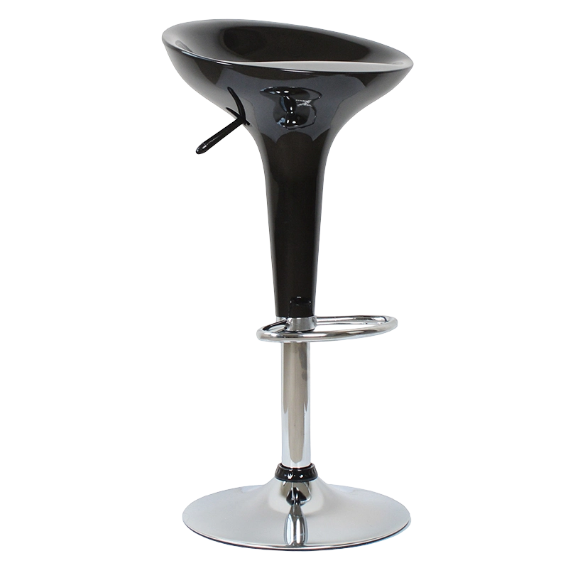 Kerusi Bar Bangku Angkat Pusing Plastik ABS Hitam (GY-901)